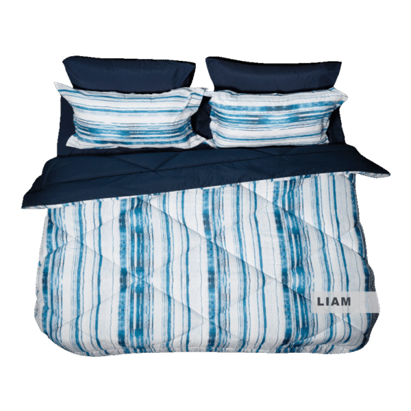 ست لحاف طرح LIAM دو نفره 6 تکه سه بعدی king size
